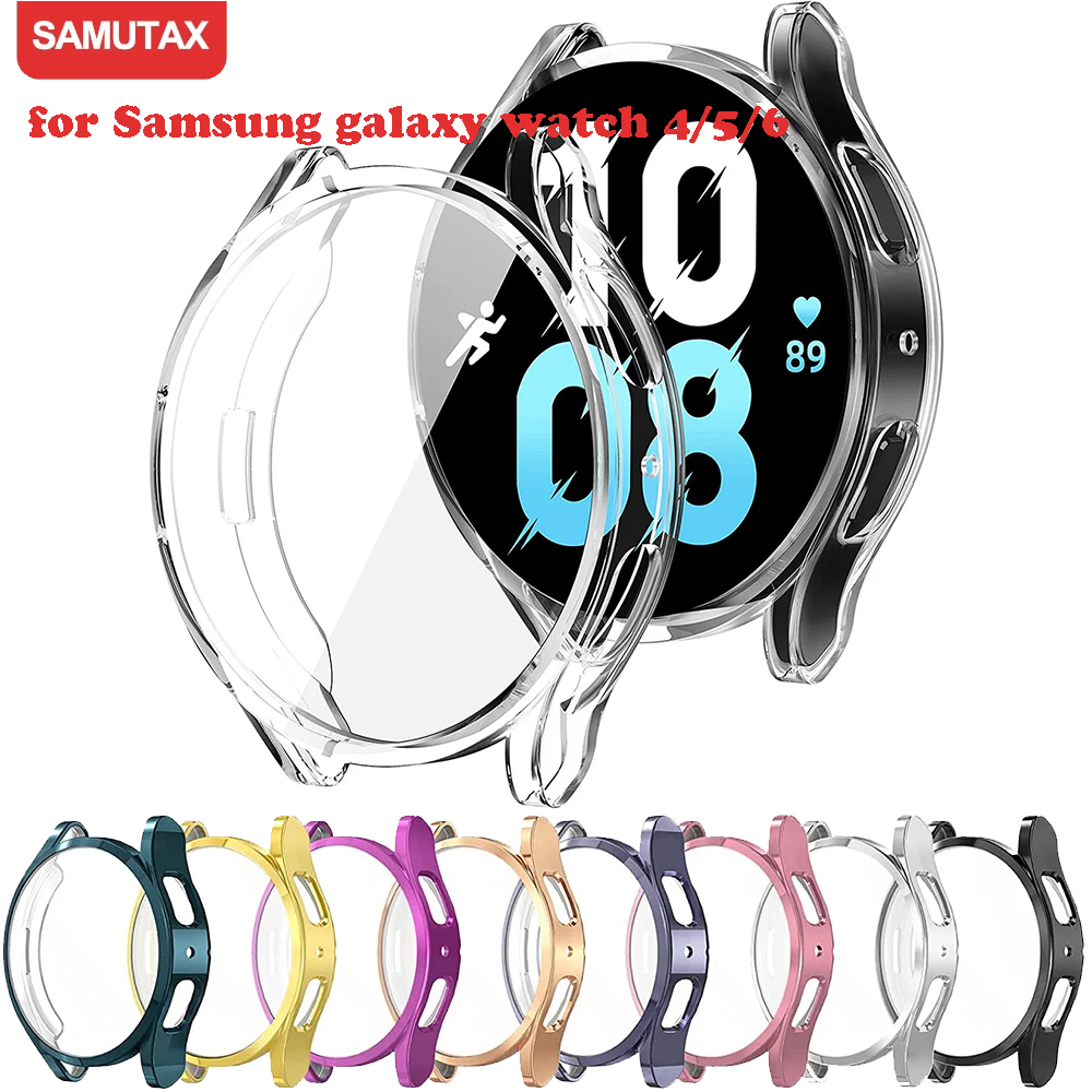 Samsung Smartwatch Accessories - プロテクターケースサムスンギャラクシーウォッチ 4 5 6 40 ミリメートル