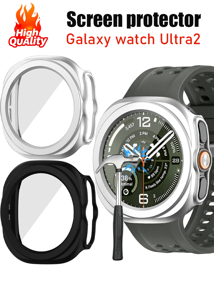 Samsung Smartwatch Accessories - Samsung Galaxy Watch Ultra2 47mm用スクリーンプロテクター 保護用強化ガラス
