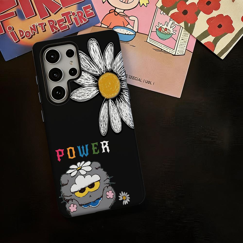 Samsung Galaxy S24 - P-PEACEMINUSONE クールなデザインのインスタ映えするスマホケース、Samsung Galaxy S25 S24 S23