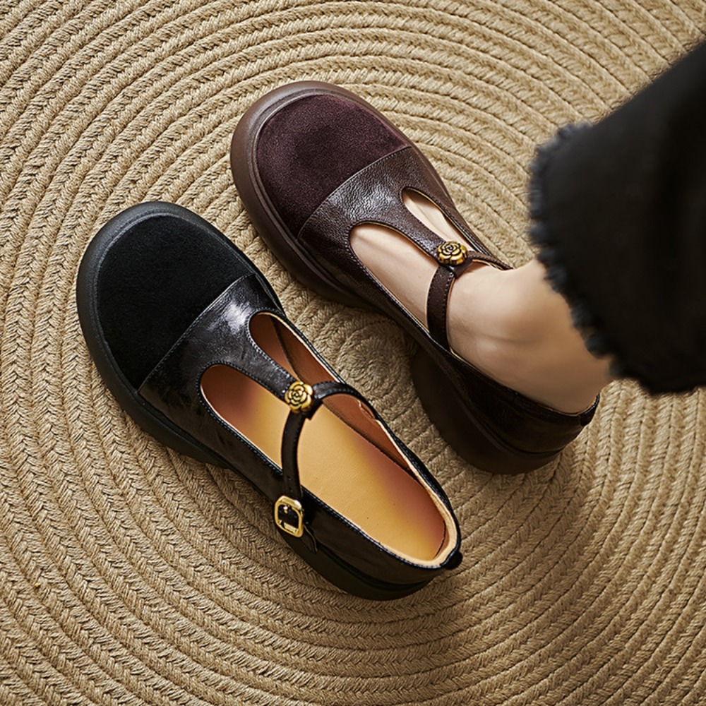 2026年春クラシックレディース本革ローファー、ラウンドトゥ - Leather Classic Strap のレビューと価格