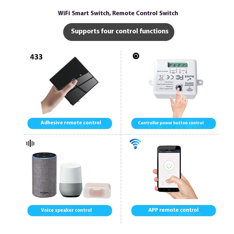 Tuya スマートスイッチオフデバイスは、ワイヤレスタッチ、 - Smart Accessories のレビューと価格