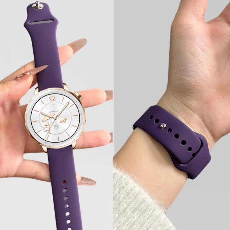 18 ミリメートルシリコン時計ストラップ Huawei 社時 - Fossil Smartwatch Accessories のレビューと価格
